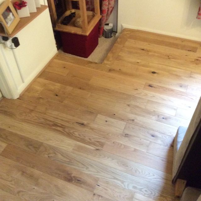 125mm brushed and oiled engineered floor